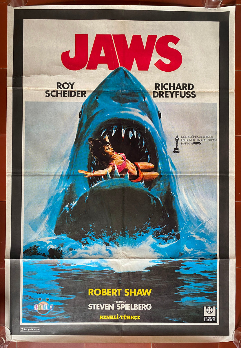 ZQ/B2判 映画ポスター「JAWS ジョーズ」 監督 スティーブン 