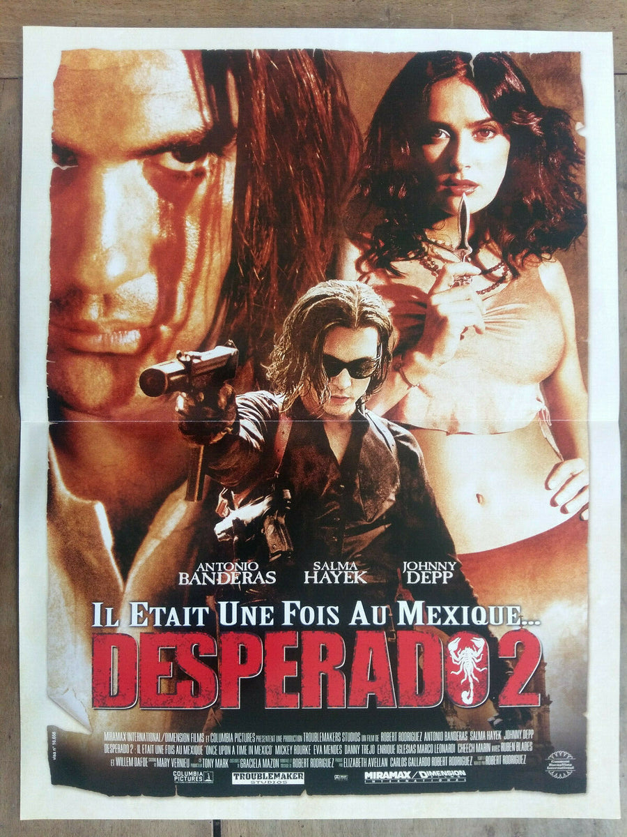 DESPERADO 2 ポスター ロバート・ロドリゲス アントニオ・バンデラス 40x60cm – CINEAD