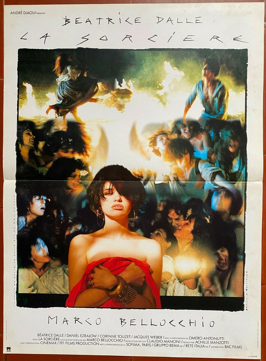 Affiche LA SORCIERE Marco Bellocchio BEATRICE DALLE Daniel