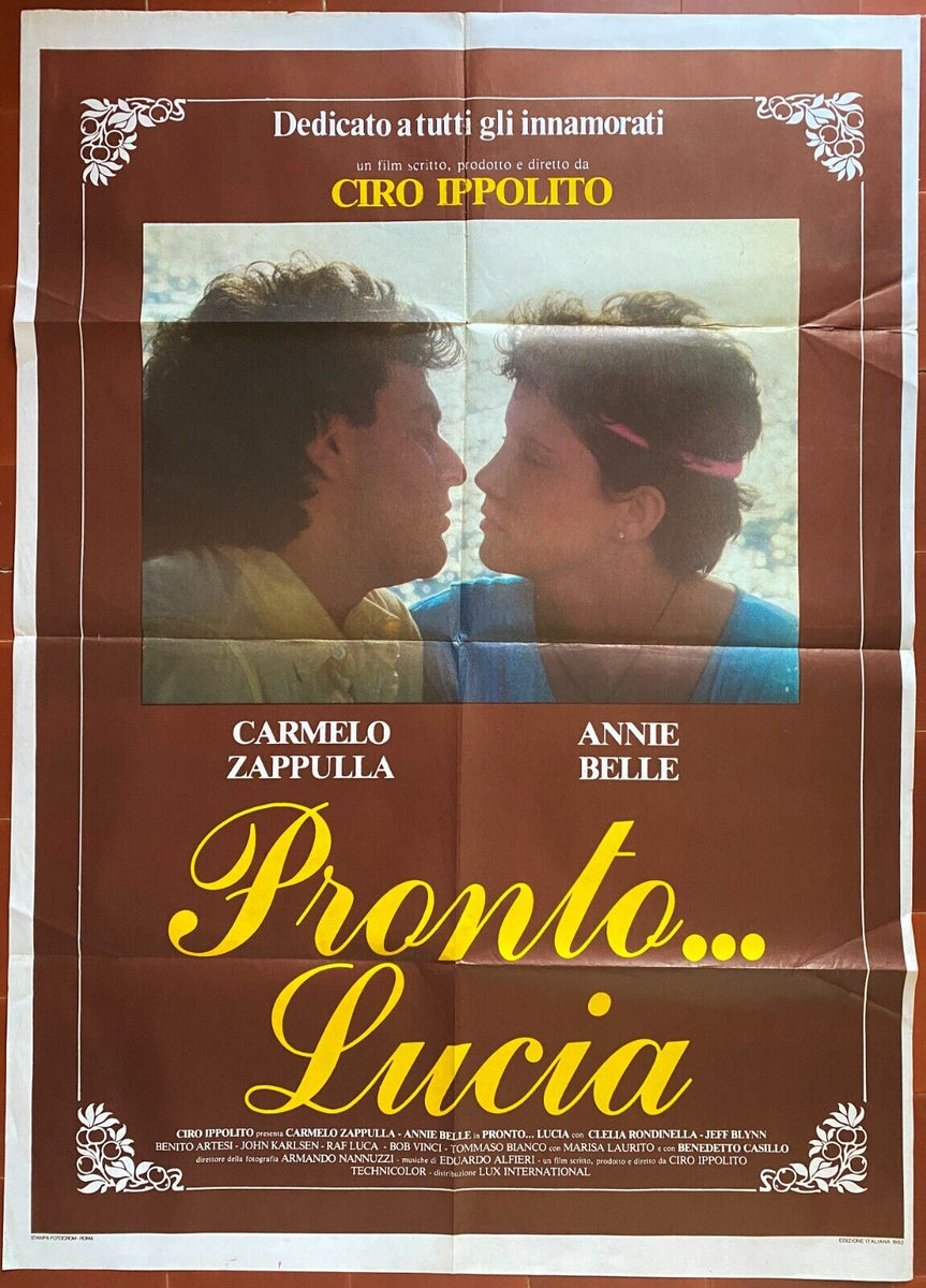 Italian Poster PRONTO LUCIA Ciro Ippolito CARMELO ZAPPULLA