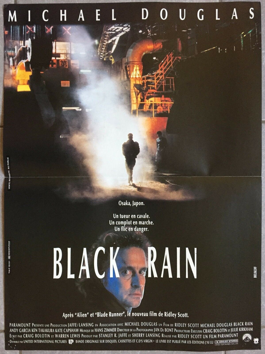 BLACK RAIN ポスター リドリー・スコット マイケル・ダグラス アンディ・ガルシア 40x60cm – CINEAD