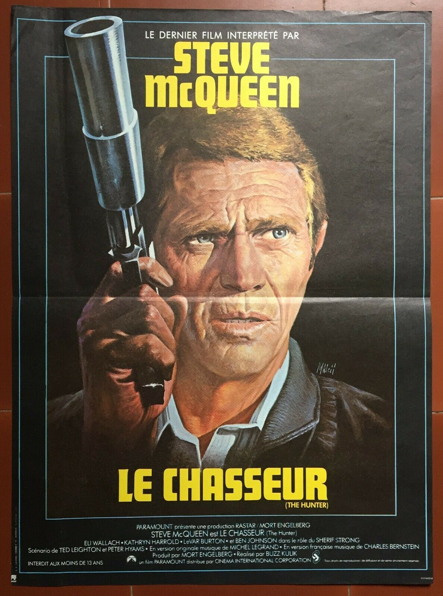 Affiche LE CHASSEUR The Hunter STEVE McQUEEN Eli Wallach 40x60cm