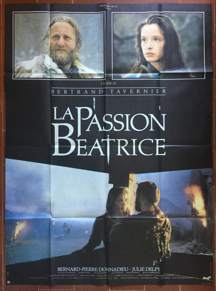 Poster THE PASSION BEATRICE Bertrand Tavernier JULIE DELPY