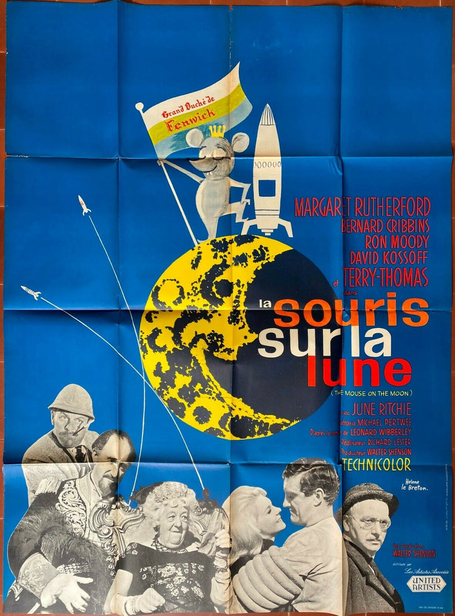 LA SOURIS SUR LA LUNE (MOUSE ON THE MOON) POSTER