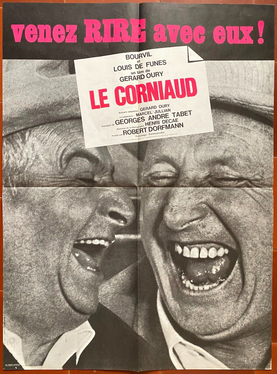 Affiche ancienne de film par Ferracci de 1963 La Cuisine Au Beurre