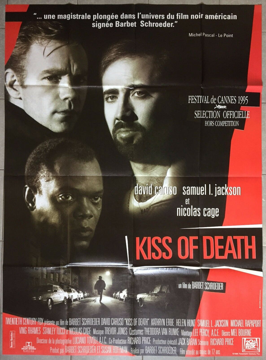KISS OF DEATH ポスター バーベット・シュローダー サミュエル・L・ジャクソン ニコラス・ケイジ 120x160cm* – CINEAD