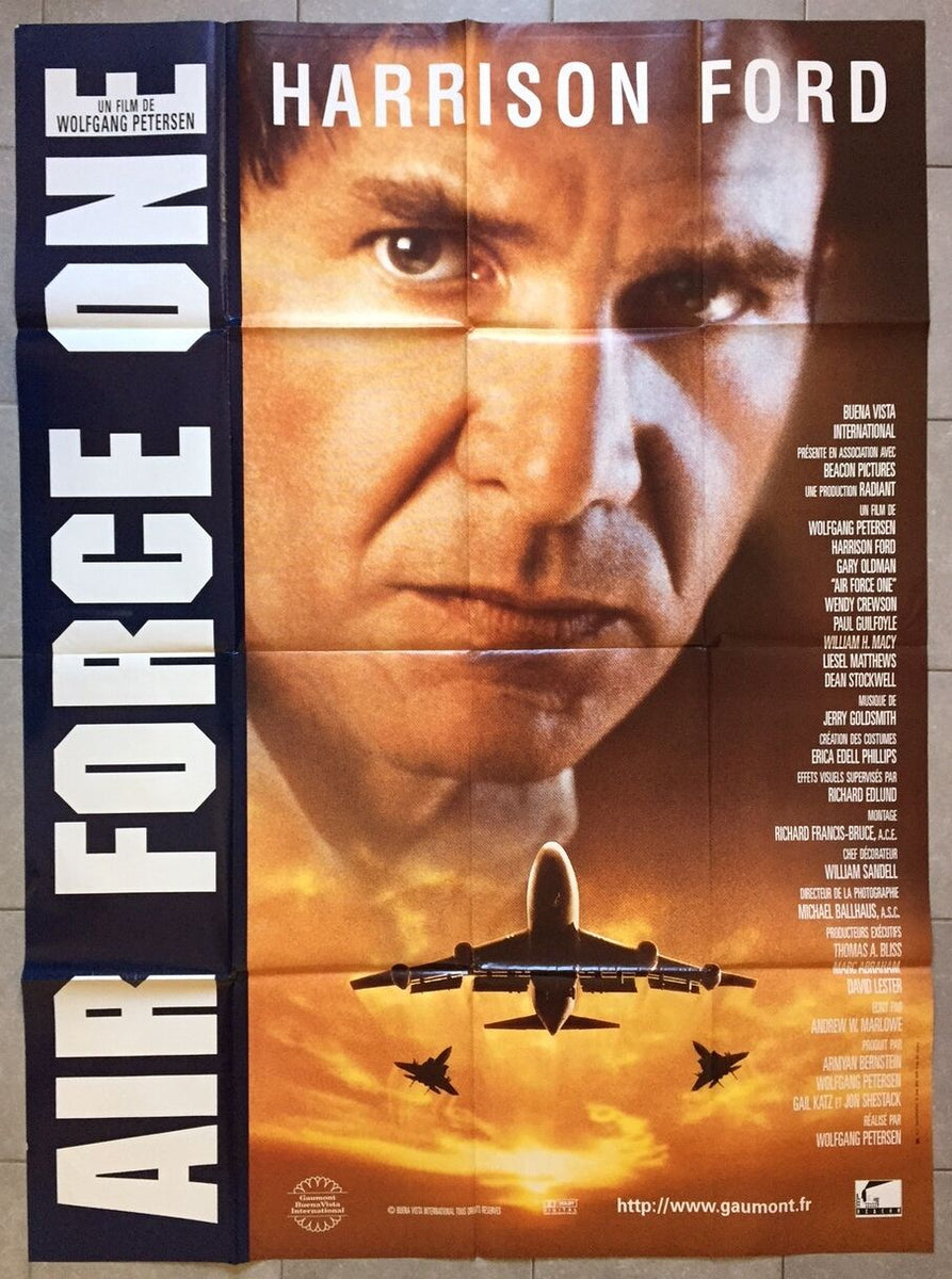 Poster AIR FORCE ONE Gary Goldman HARRISON FORD Glenn Close 120x160cm CINEAD