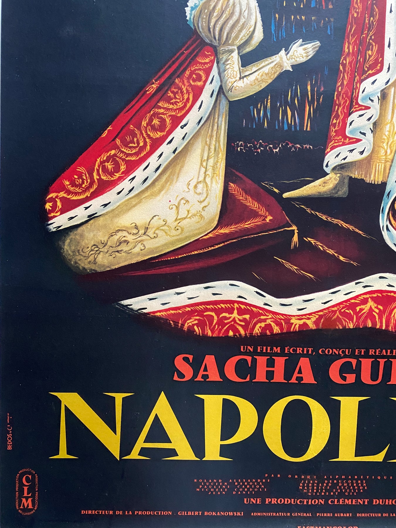 Affiche de cinéma française de NAPOLEON - 120x160 cm.