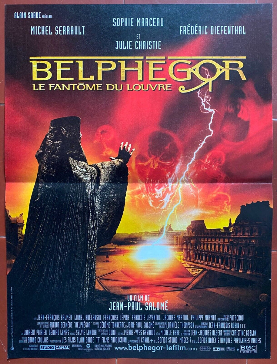 Poster BELPHEGOR Jean Paul SALOME Sophie MARCEAU Michel SERRAULT 40x60 ...