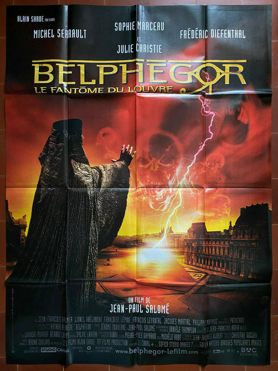 Poster BELPHEGOR Jean Paul SALOME Sophie MARCEAU Michel SERRAULT 120x1 ...