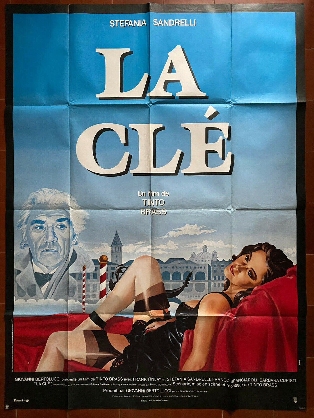 Affiche LA CLE Tinto BRASS Stefania SANDRELLI 120x160cm – CINEAD