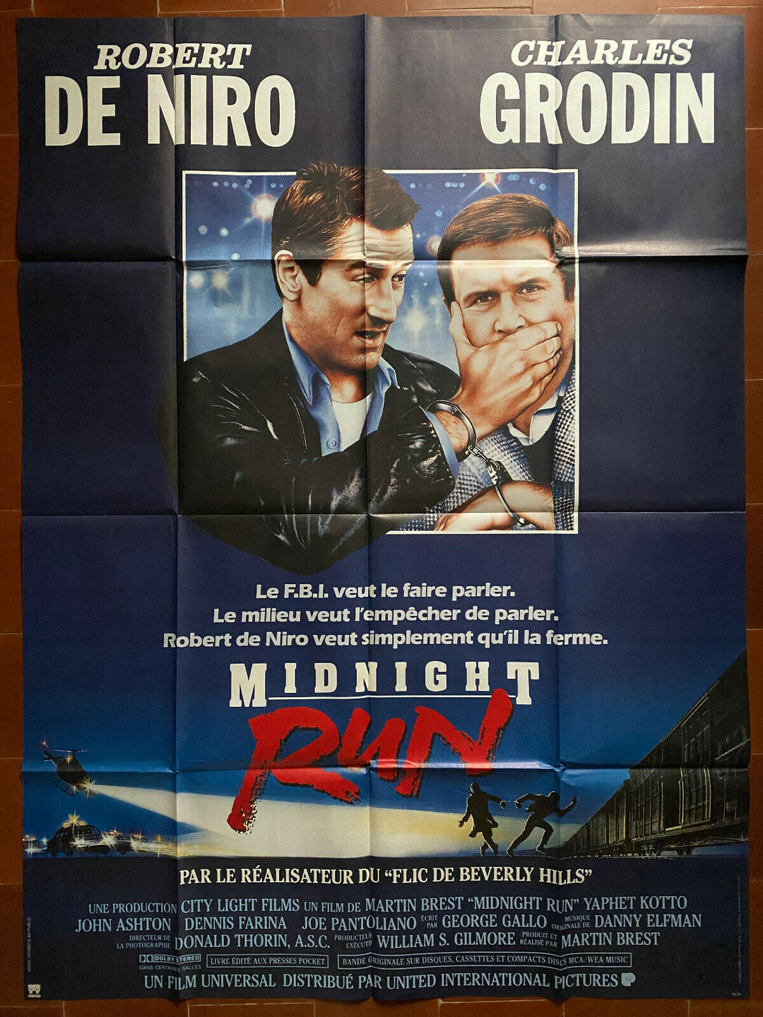 MIDNIGHT RUN ポスター マーティン・ブレスト ロバート・デ・ニーロ チャールズ・グロディン 120x160cm – CINEAD