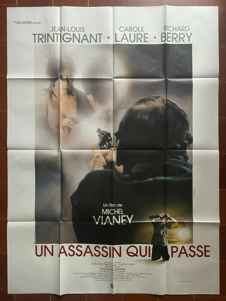 Affiche Un Assassin Qui Passe Michel Vianey Jean Louis Trintignant 120 Cinead