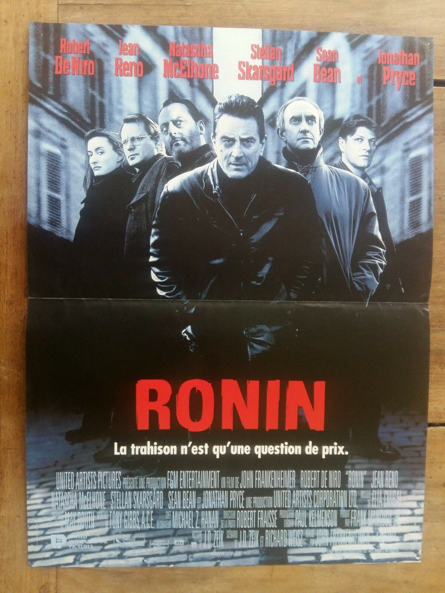 Poster RONIN robert de niro jean reno sean bean 40X60 * – CINEAD