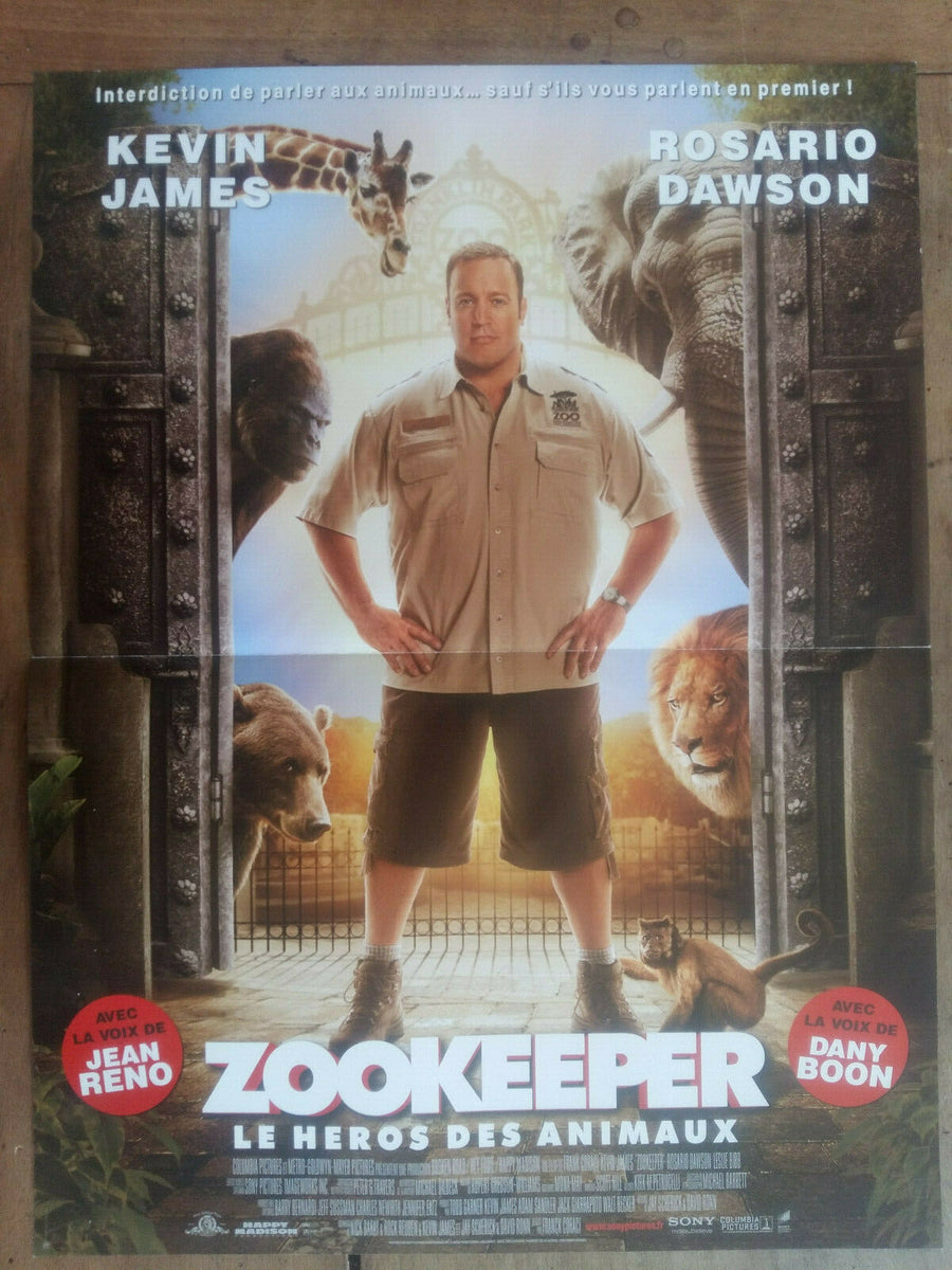 Poster ZOOKEEPER Kevin JAMES Rosario DAWSON The animal hero 40x60cm ...