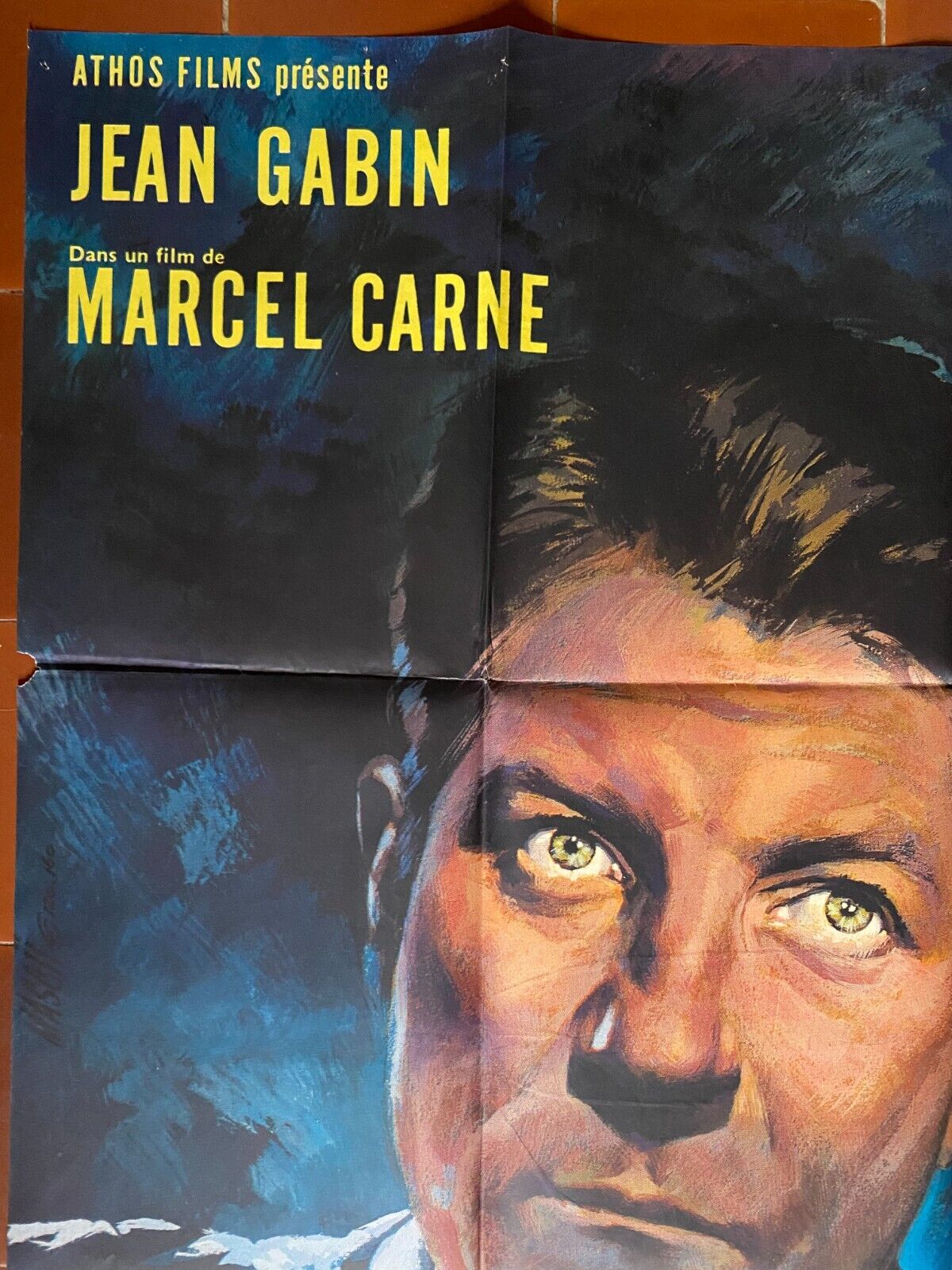 Vintage movie poster from 1939 Le Jour Se Leve Jean Gabin by FOG PARIS