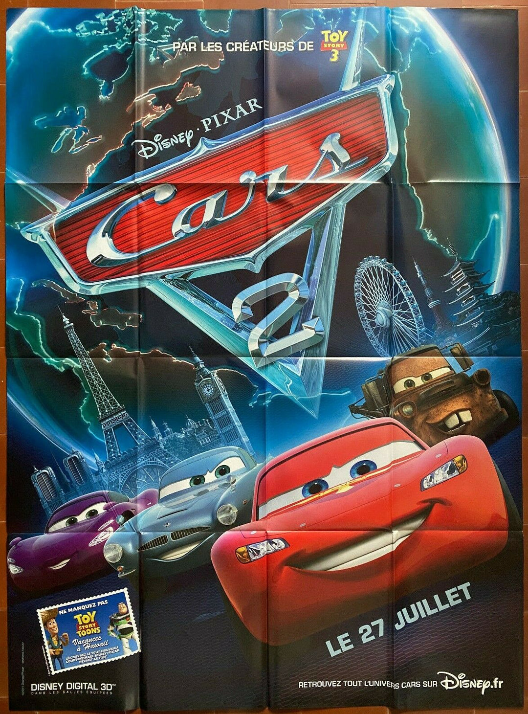 ポスター CARS 2 ウォルト ディズニー PIXAR カー 120x160cm – CINEAD