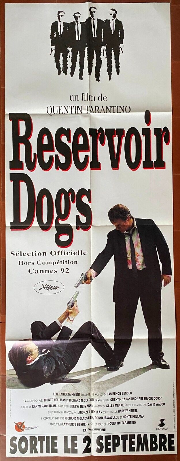 ポスター RESERVOIR DOGS ハーベイ・カイテル クエンティン・タランティーノ ティム・ロス 60x160cm – CINEAD