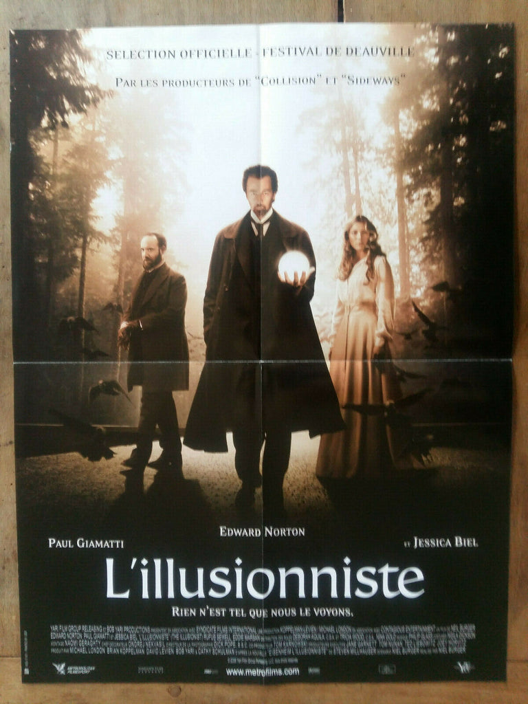 ポスター THE ILLUSIONIST ニール・バーガー エドワード・ノートン ジェシカ・ビール 40x60cm – CINEAD