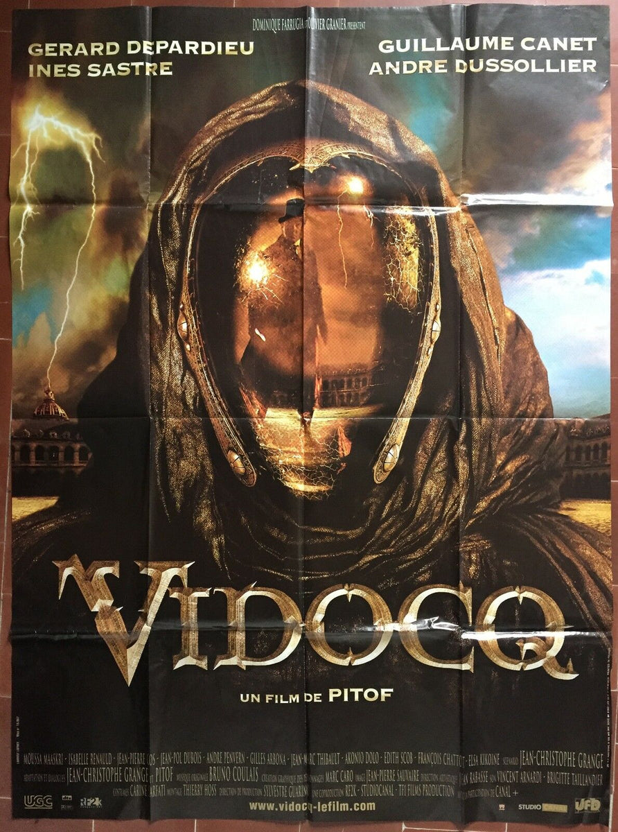 Poster VIDOCQ Pitof GERARD DEPARDIEU Guillaume Canes INES SASTRE 120x1 ...