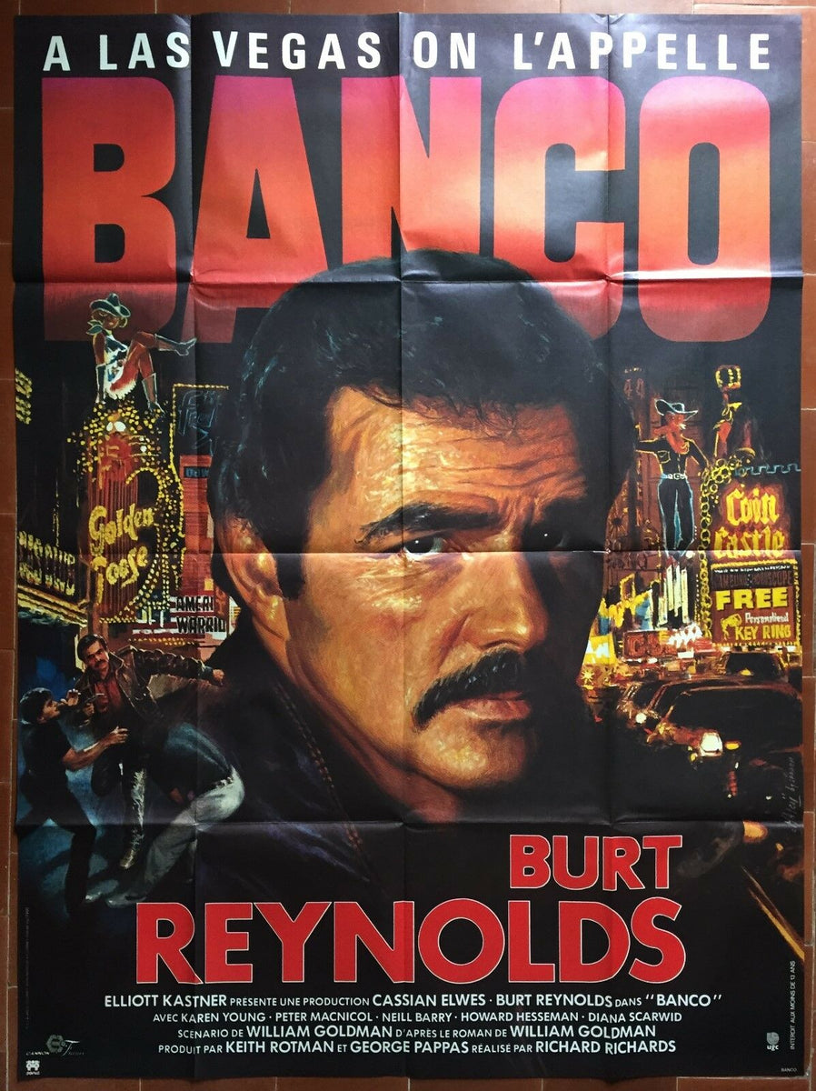 Poster BANCO Heat BURT REYNOLDS Karen Young 120x160cm – CINEAD