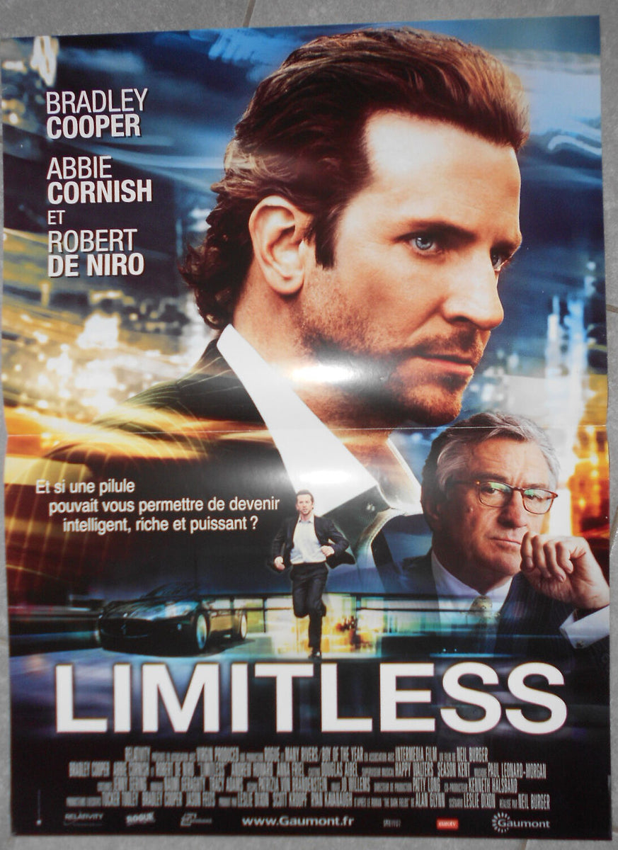 Poster LIMITLESS Neil Burger BRADLEY COOPER Anna Friel 40x60cm – CINEAD