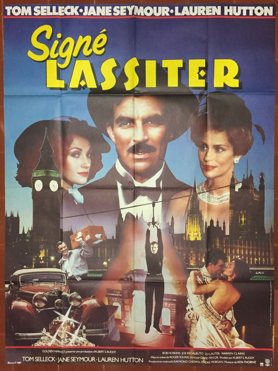 Poster SIGNE LASSITER Jane Seymour TOM SELLECK Roger Young 120x160cm ...