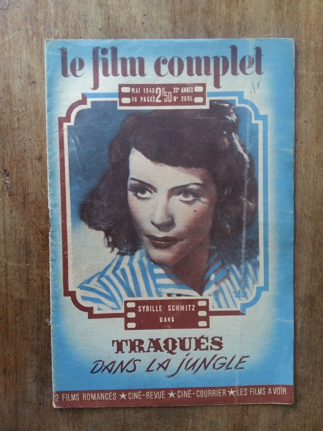 Magazine FILM COMPLET TRAQUES DANS LA JUNGLE sybille SCHMITZ 1943 * – CINEAD